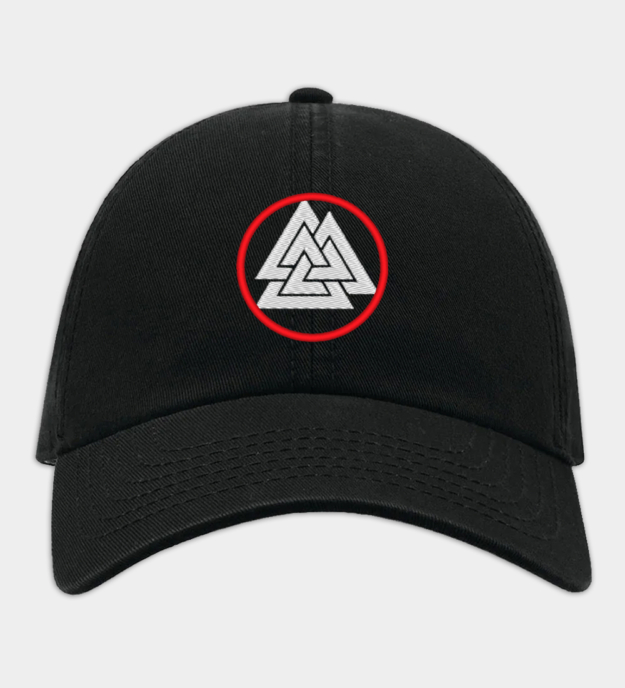 Valknut brodert caps